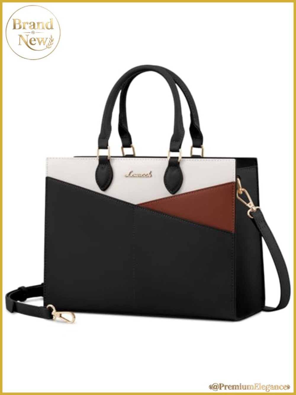 Vintage Style Women's Tote Bag PU Leather Satchel Shoulder Crossbody Purse